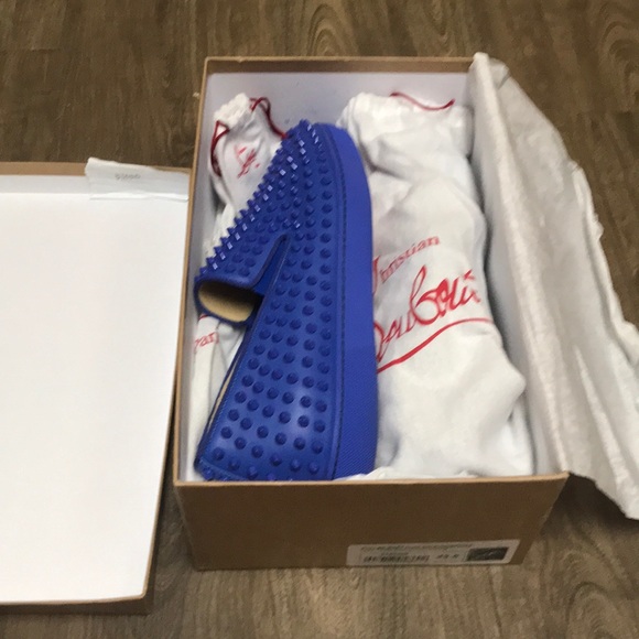 Roller-boat flat calf/ GG/ Spikes